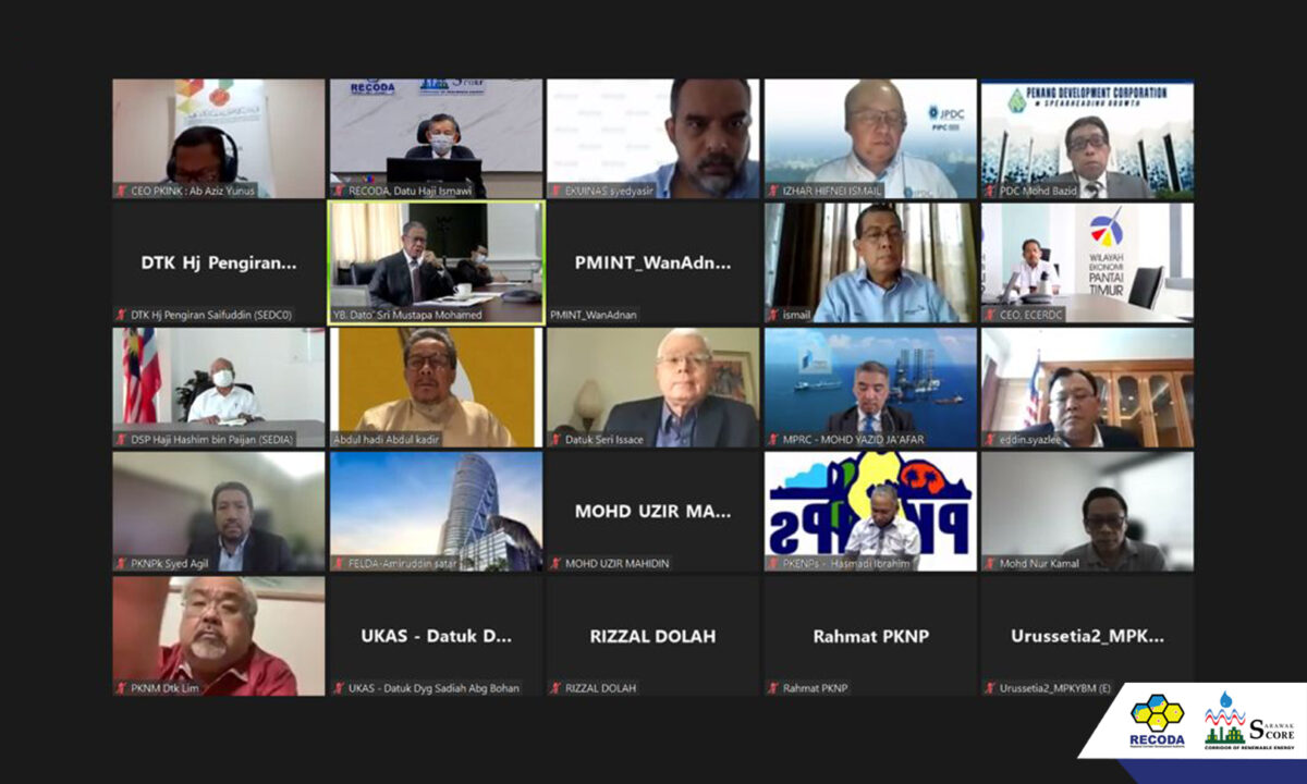 Virtual Meeting with Minister in the Prime Minister’s Department (Economy) Datuk Seri Mustapa Mohamed