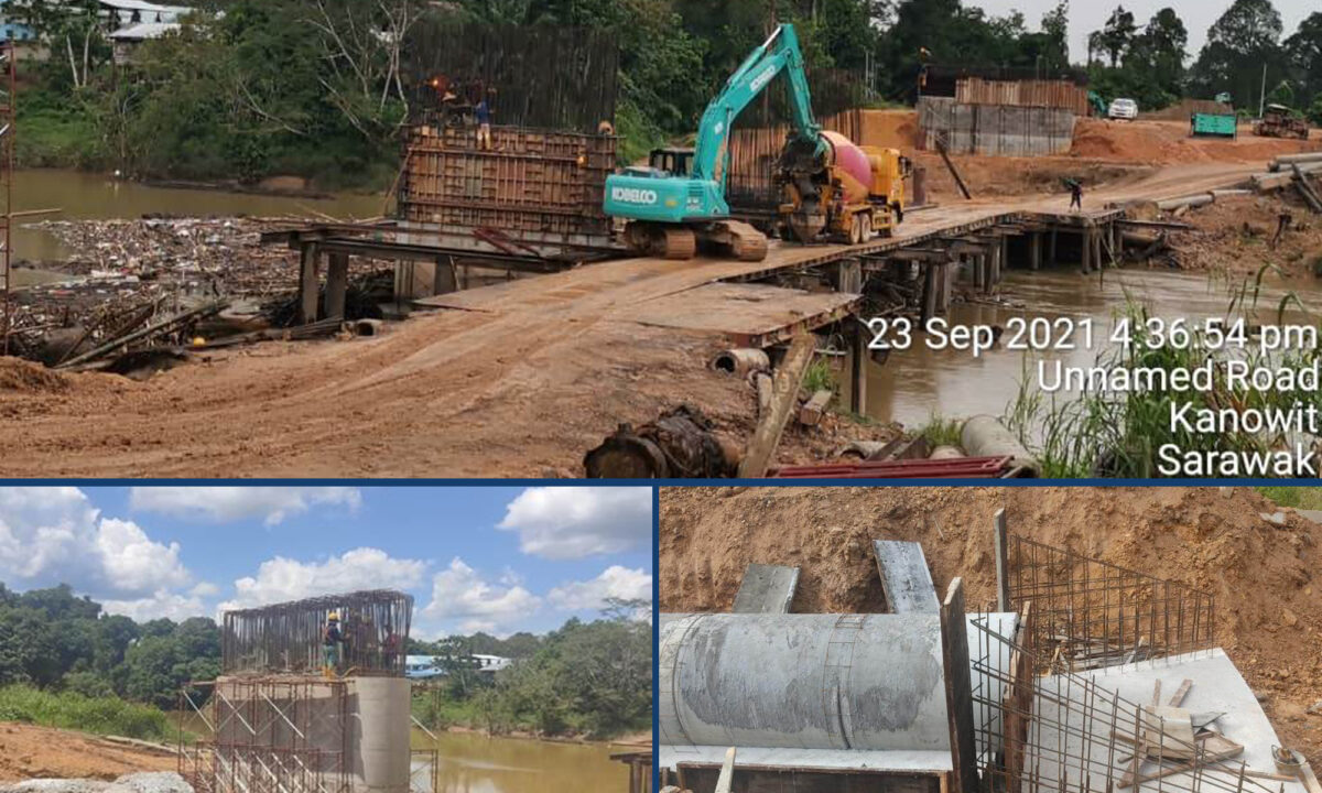 Nanga Machan Bridge nearly complete