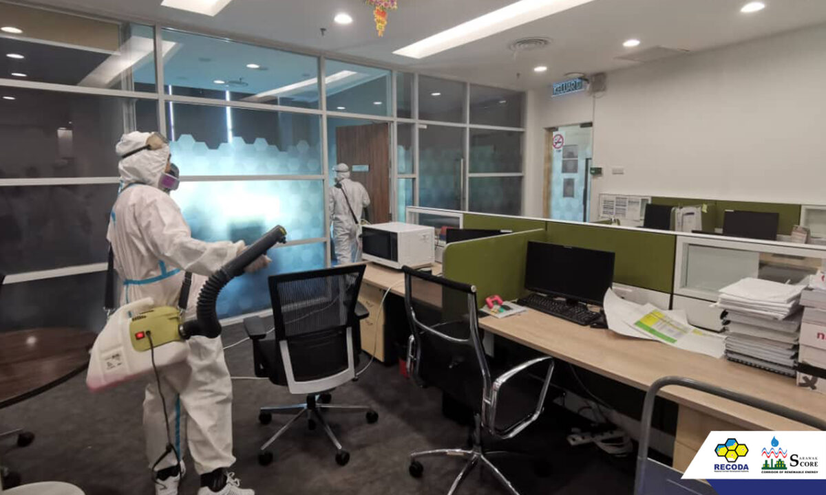 Sanitisation and fumigation at RECODA offices
