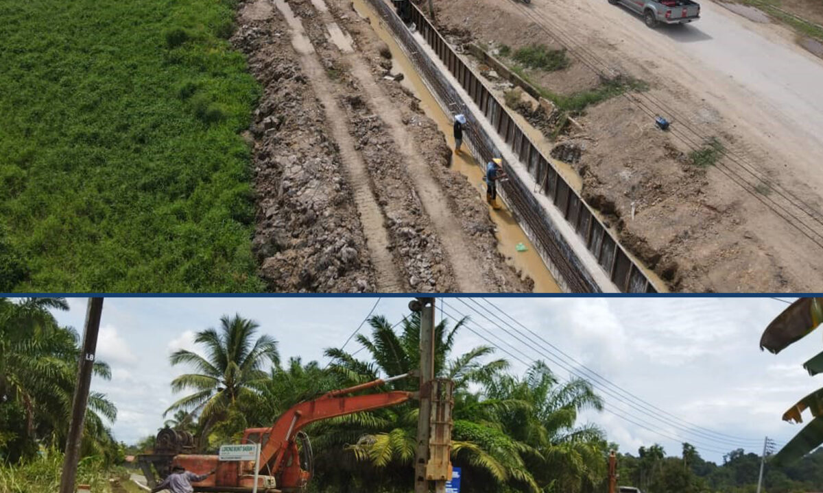 Internal roads, car parks and drainages at Long Lama being improved