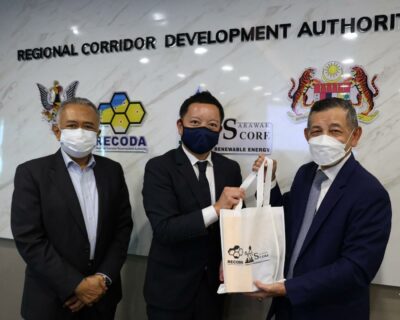 Courtesy visit by Pertama Ferroalloys GM Yuki Nakamura