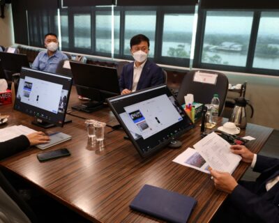 Briefing by OCIM Sdn Bhd CEO Steve Choi