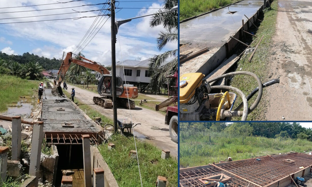 Upgrade to Long Lama town roads, structures near completion