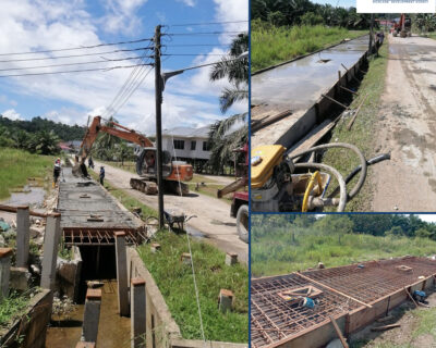 Upgrade to Long Lama town roads, structures near completion