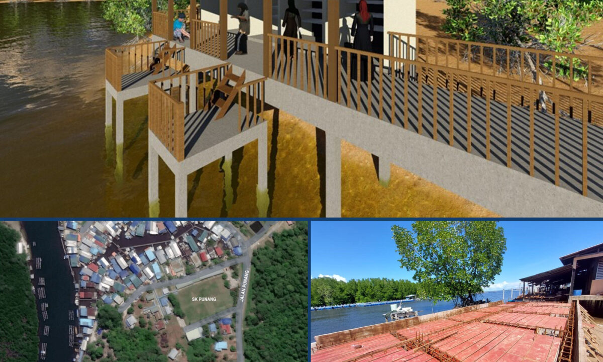 Construction for Kampung Punang ‘Ikan Tahai’ smokehouse underway