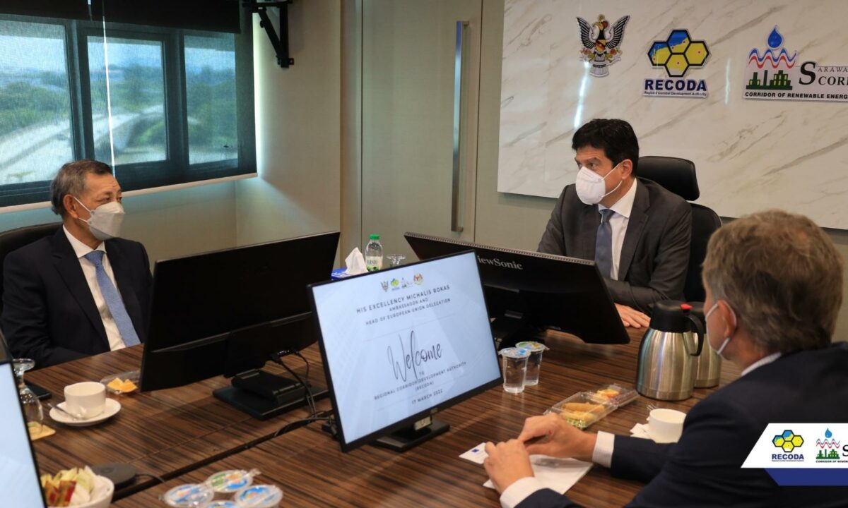 Meeting with EU Ambassador Michalis Rokas