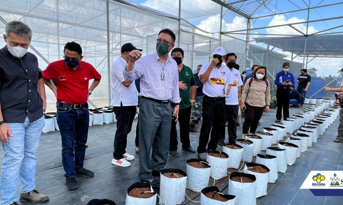 Work visit to Sungai Baji Agro Park, Sarikei to inspect food terminal project