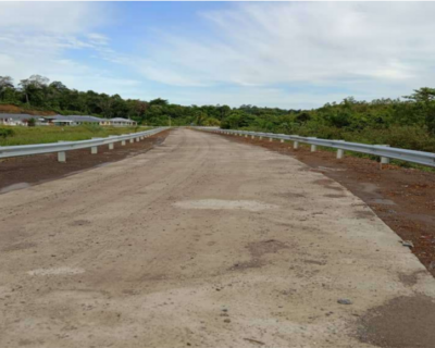 Internal roads and drainages of Long Bedian complete