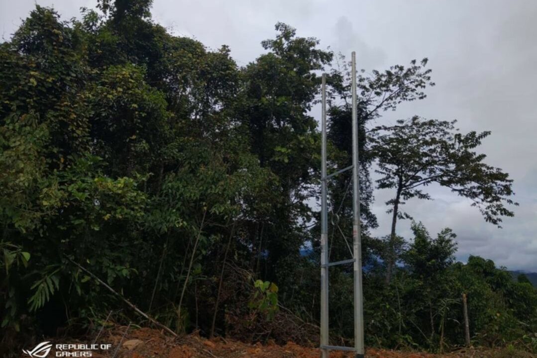 Power lines being laid at Long Banga to link IHAS