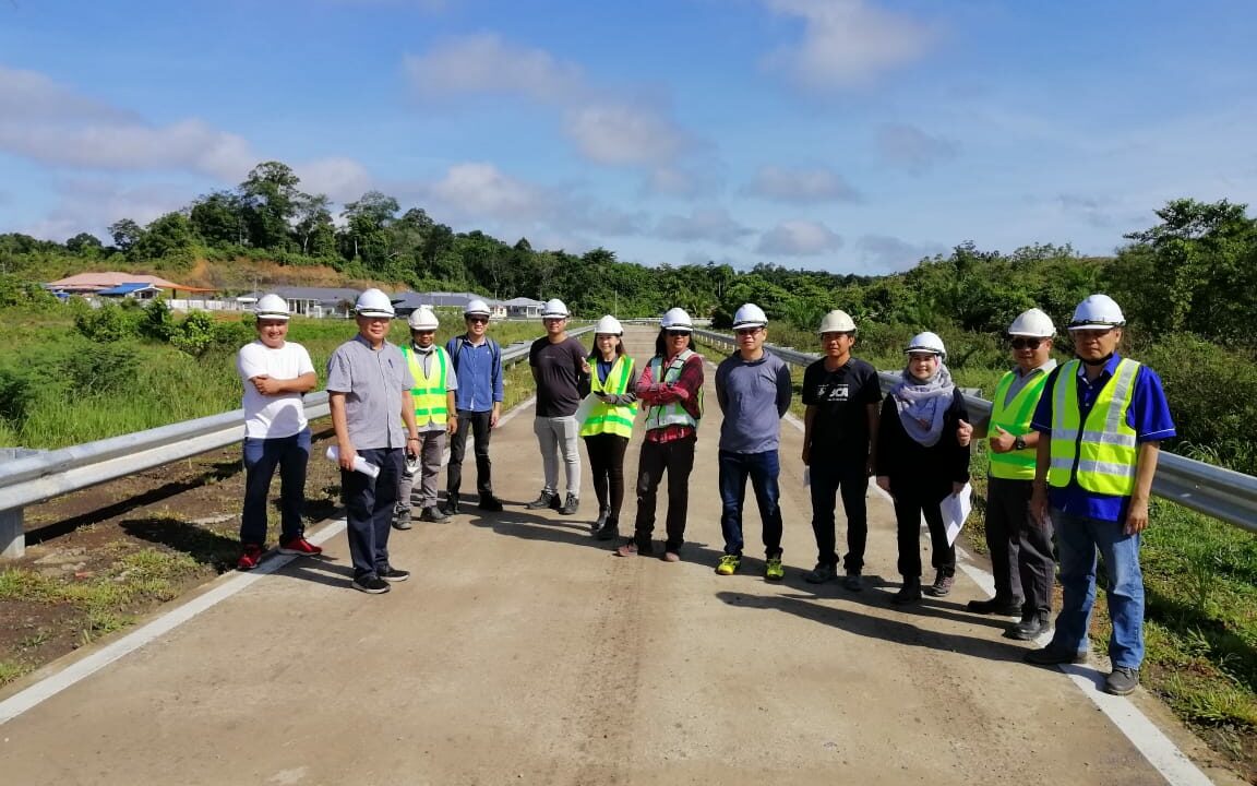 Final inspection for upgrade of internal roads and drainages at Long Bedian