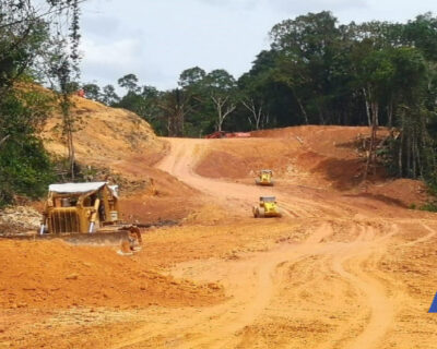 New road to Nanga Geremai on schedule