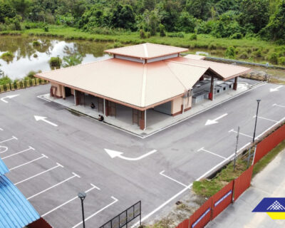 New Anjung Usahawan building in Danau, Mendamit completed