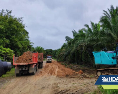 Improvement of existing roads from Long Lama to Logan Sibong in progress