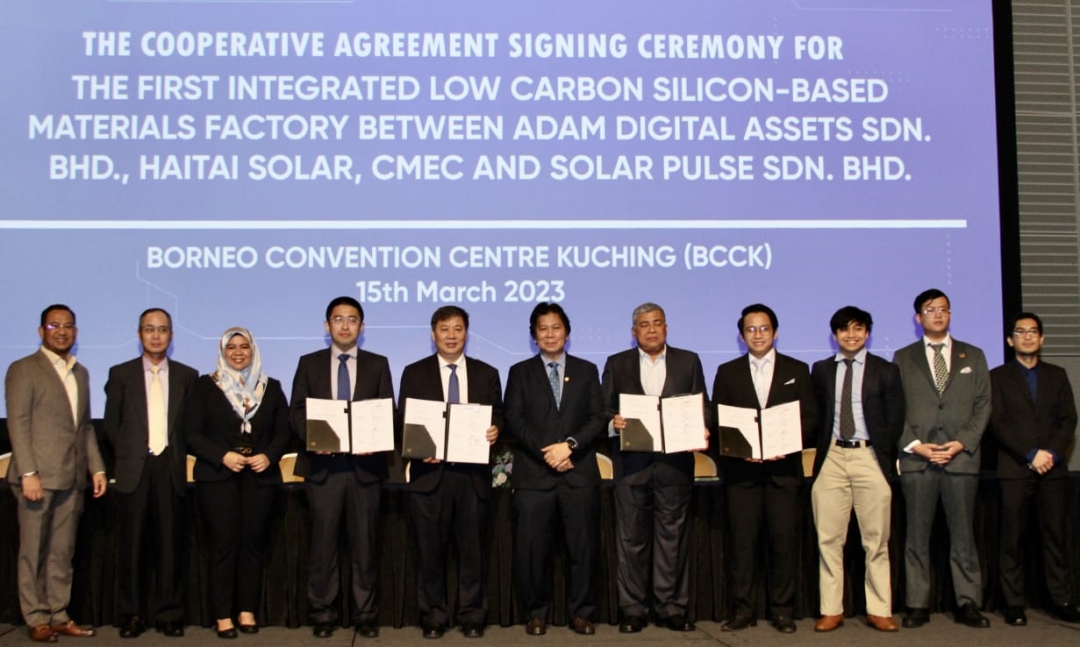 Samalaju site of SEA’s first integrated low carbon-silicon based materials factory