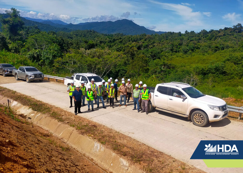 Road improvement from Long Banga junction to Long Banga completed