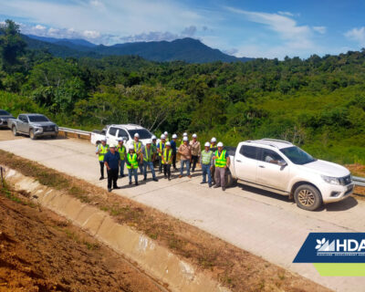 Road improvement from Long Banga junction to Long Banga completed