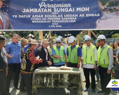 Deputy Premier Uggah Embas site visit to Long Selaan, Long Moh