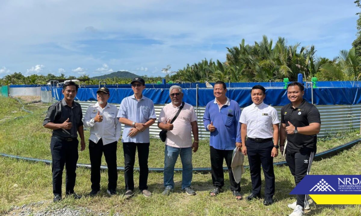 NRDA visits Projek Ikan Sangkar Persatuan Nelayan Kawasan (PNK) in Lawas