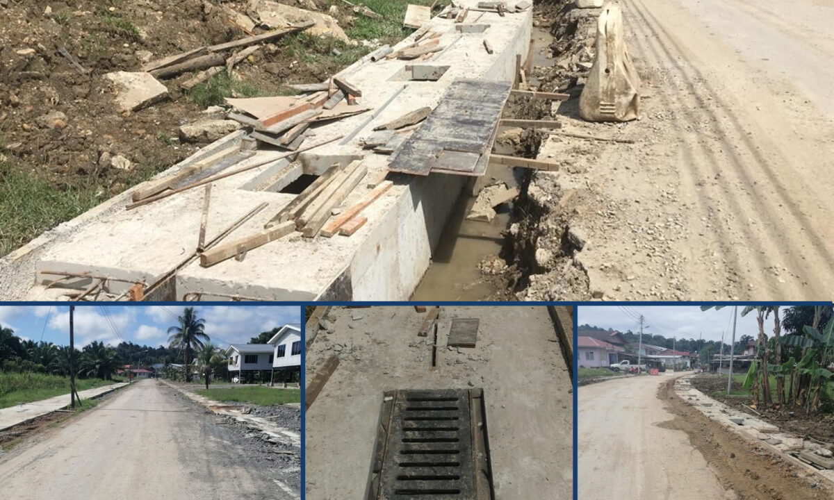 Improvement of internal roads, carparks and drainages of Long Lama Town done by mid-year