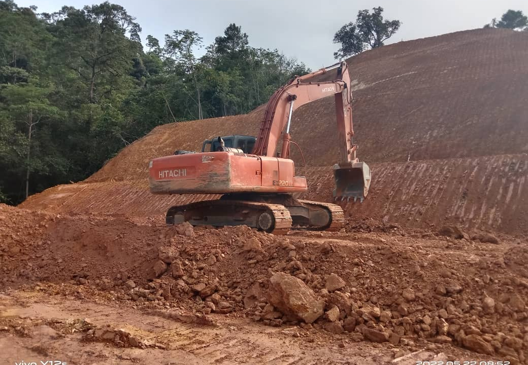 Construction of Nanga Makut and Nanga Engkuah road ahead of schedule