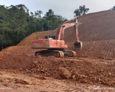 Construction of Nanga Makut and Nanga Engkuah road ahead of schedule