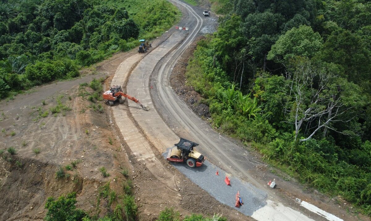 Construction of Long Laput access road nearly completed