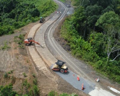 Construction of Long Laput access road nearly completed