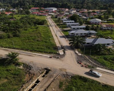 Improvement works to Long Lama town concluding