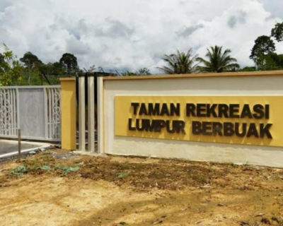 Upgrades to Kampung Meritam’s volcanic mud recreational facilities completed