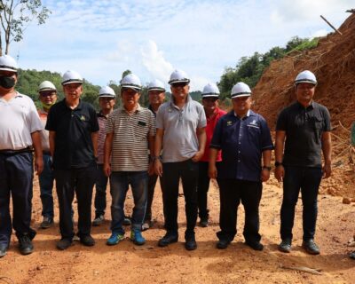 URDA carries out site inspection of Nanga Makut, Nanga Engkuah road