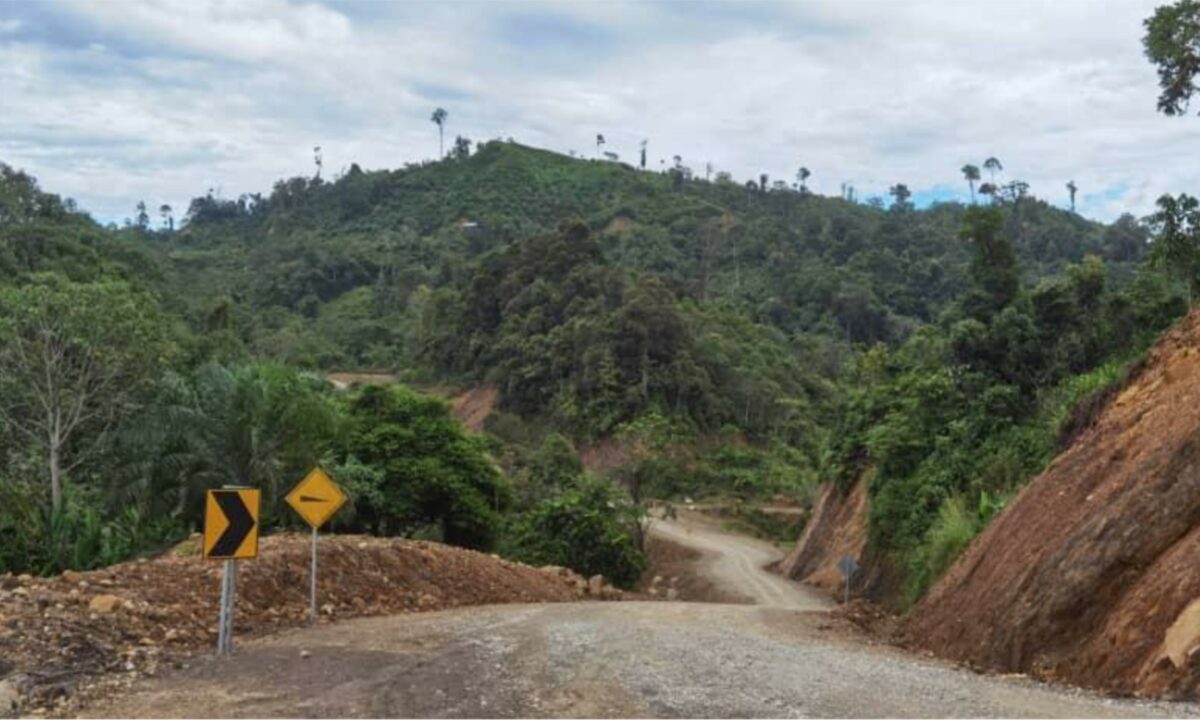 New paved roads completed for Long Tikan / Long Jekitan, Long Mekaba