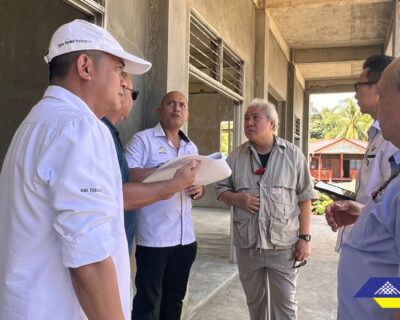 Amar Awang Tengah conducts site visits in Lawas
