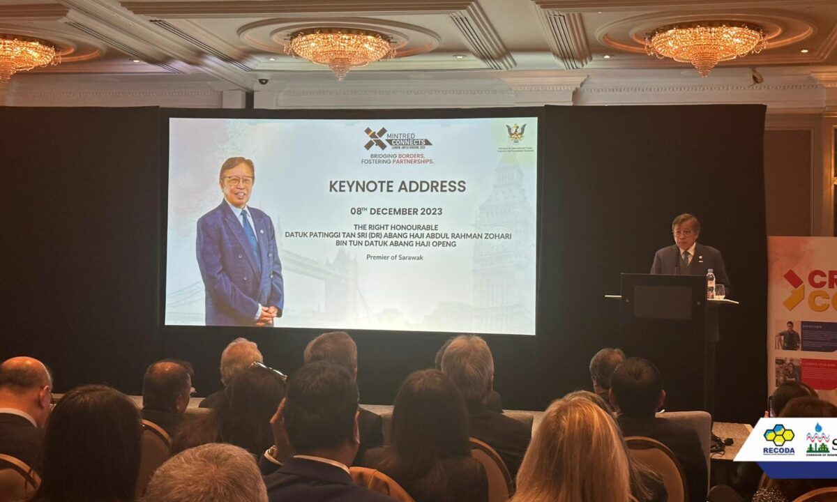 RECODA joins Sarawak Gov’t delegation, MINTRED Connects in London