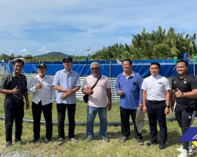 NRDA visits Projek Ikan Sangkar Persatuan Nelayan Kawasan (PNK) in Lawas