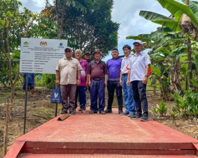 RECODA Handover Jetty Project to Rumah Sait Sungai Poi community in Kanowit