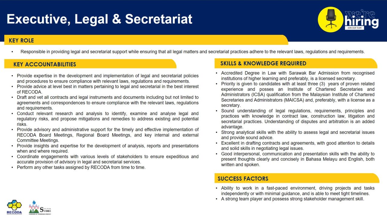 E Legal & Secretariat