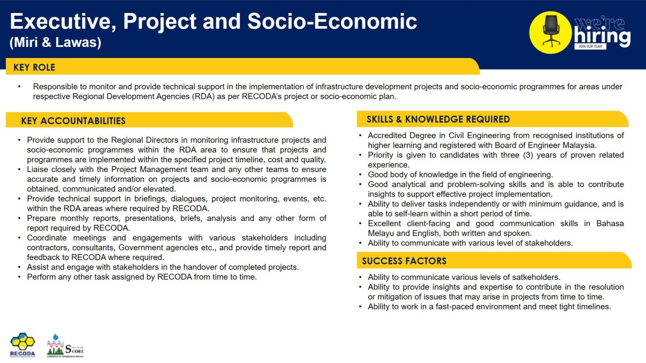 E Project & Socio-Economic (Miri, Lawas)