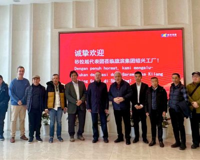 RECODA Joins Sarawak Government Delegation on Visit to Shaoxing Kibing Glass Factory