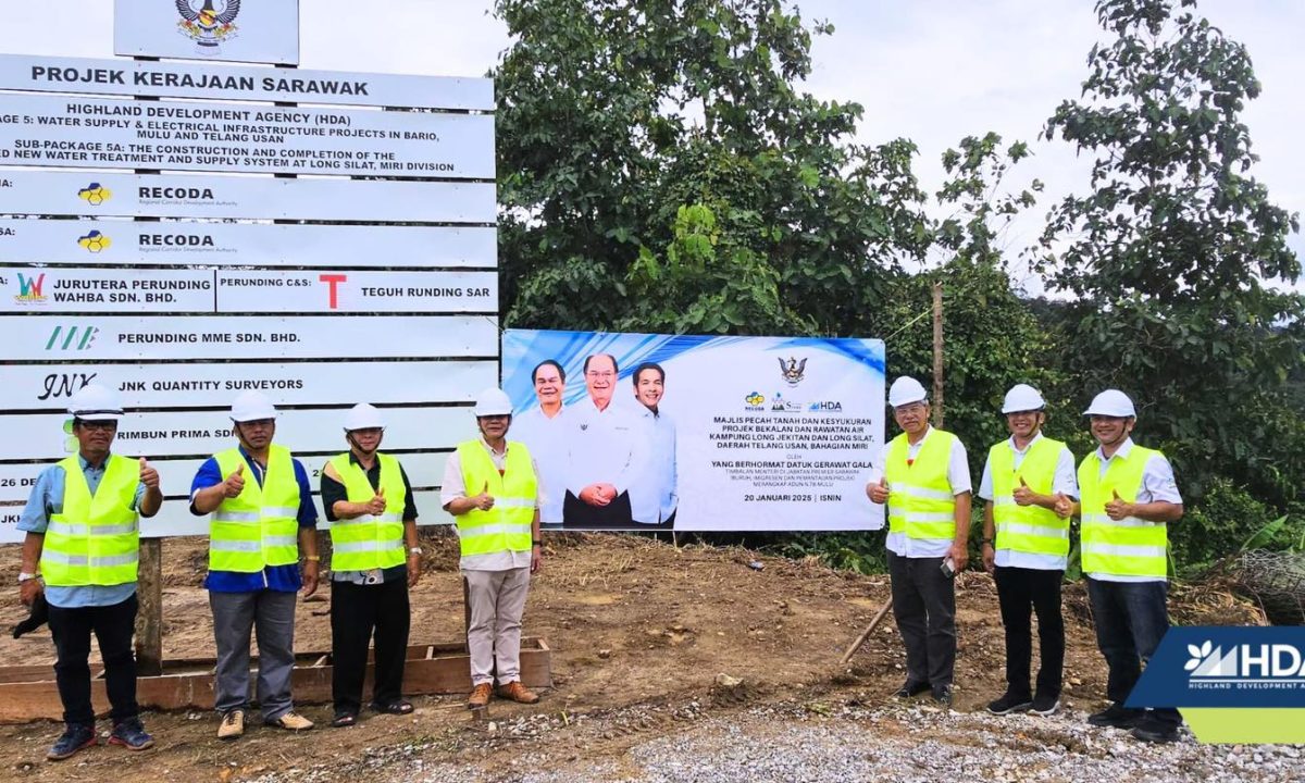 Groundbreaking Ceremony: New Water Supply Project for Long Jekitan & Long Silat