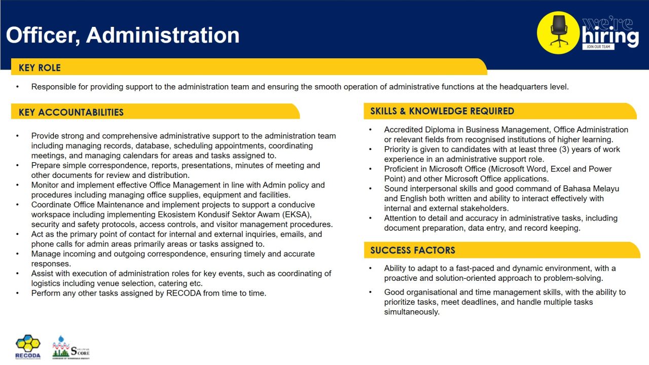 Officer, Administration